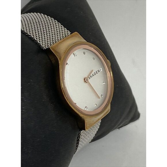 Skagen SKW1101 Women\'s stainless steel Mesh Analog Dial Quartz Wrist Watch JK636 main image 6
